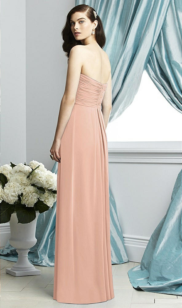 Back View - Pale Peach Dessy Collection Style 2928
