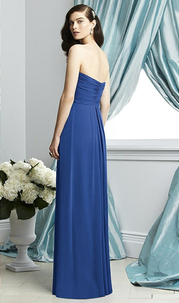 Back View - Classic Blue Dessy Collection Style 2928