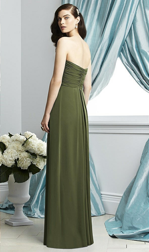 Back View - Olive Green Dessy Collection Style 2928