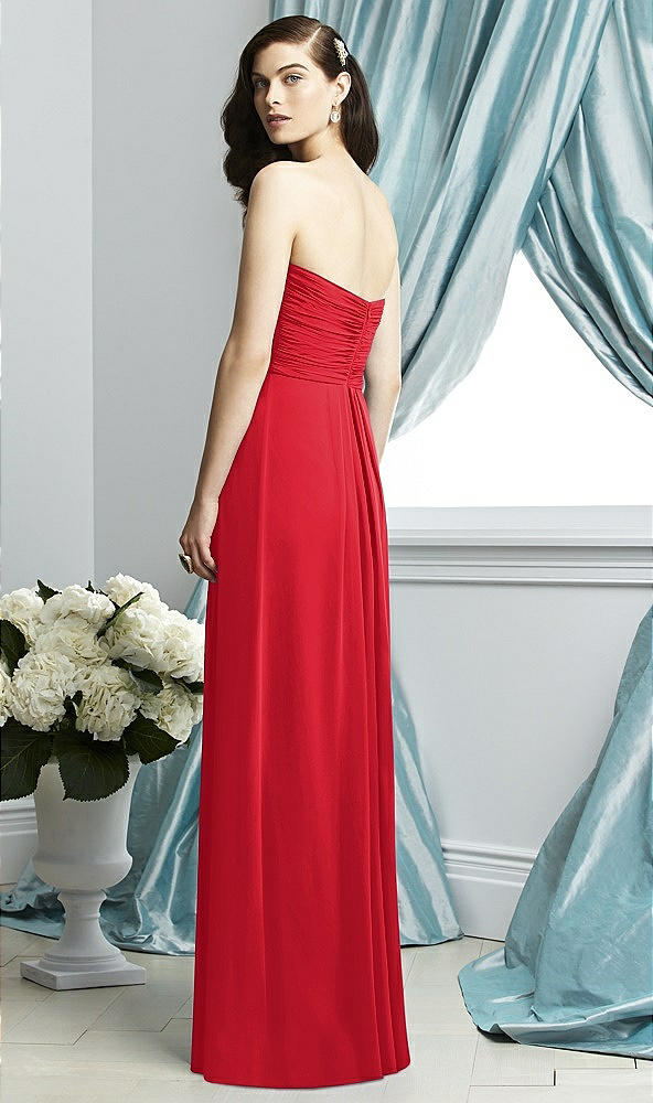 Back View - Parisian Red Dessy Collection Style 2928
