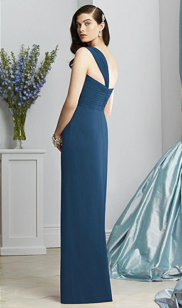 Back View - Dusk Blue Dessy Collection Style 2930