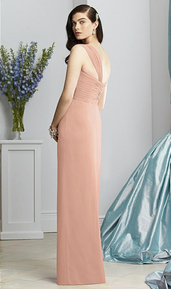 Back View - Pale Peach Dessy Collection Style 2930