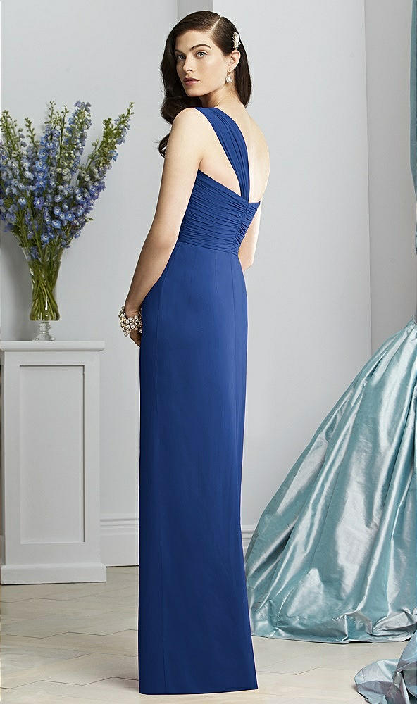 Back View - Classic Blue Dessy Collection Style 2930