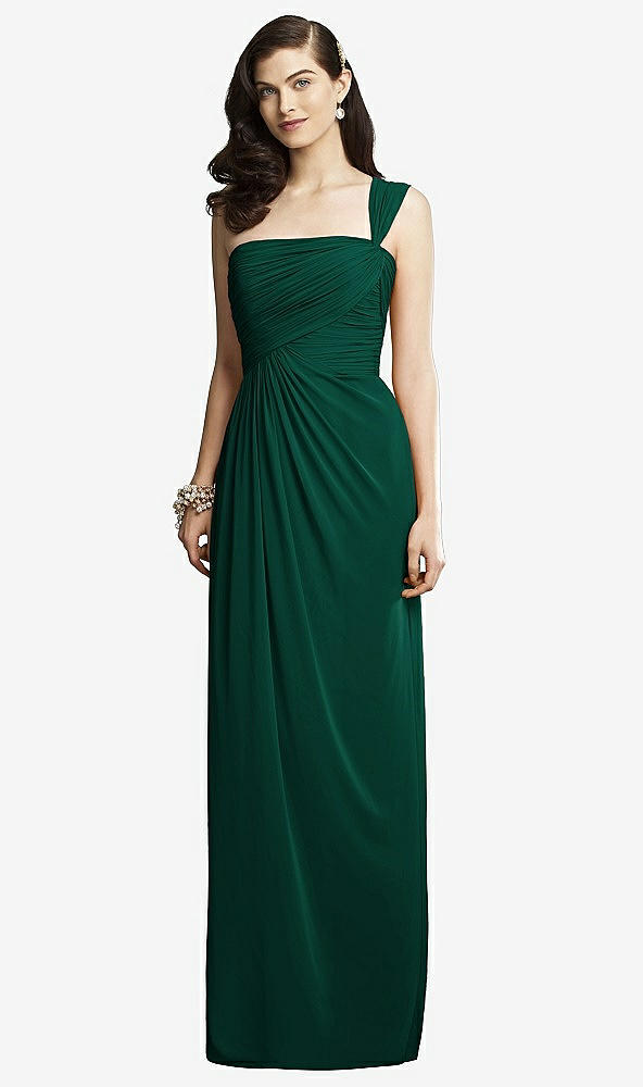 Front View - Hunter Green Dessy Collection Style 2930