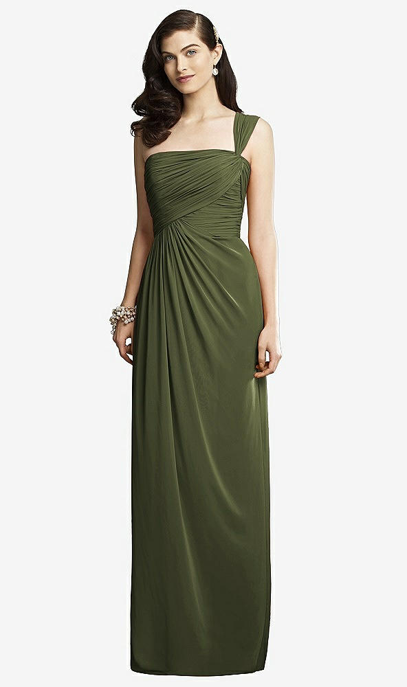 Front View - Olive Green Dessy Collection Style 2930