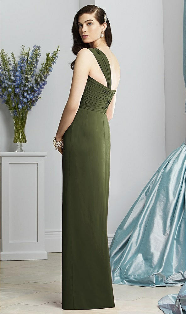 Back View - Olive Green Dessy Collection Style 2930