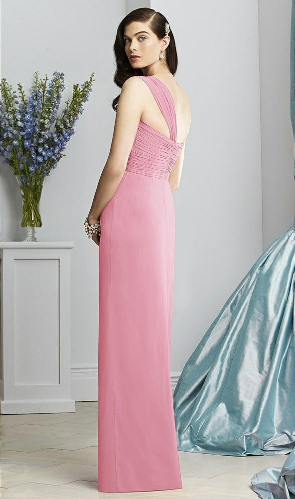 Back View - Peony Pink Dessy Collection Style 2930