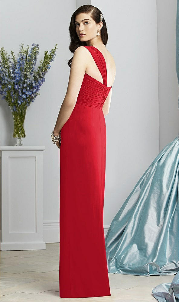 Back View - Parisian Red Dessy Collection Style 2930