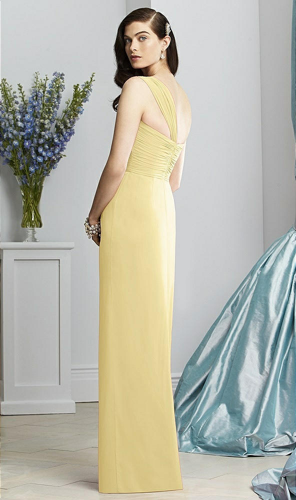 Back View - Pale Yellow Dessy Collection Style 2930