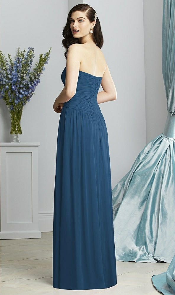 Back View - Dusk Blue Dessy Collection Style 2931