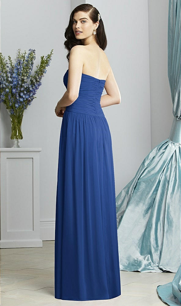 Back View - Classic Blue Dessy Collection Style 2931