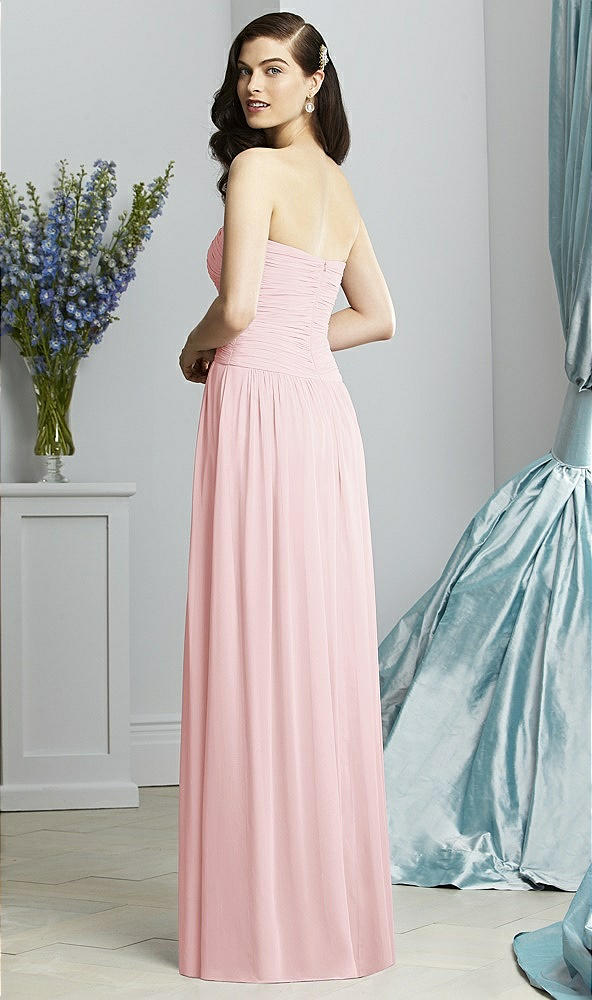 Back View - Ballet Pink Dessy Collection Style 2931