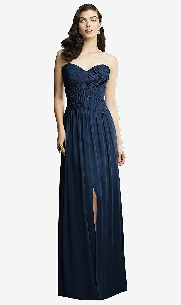 Front View - Midnight Navy Dessy Collection Style 2931