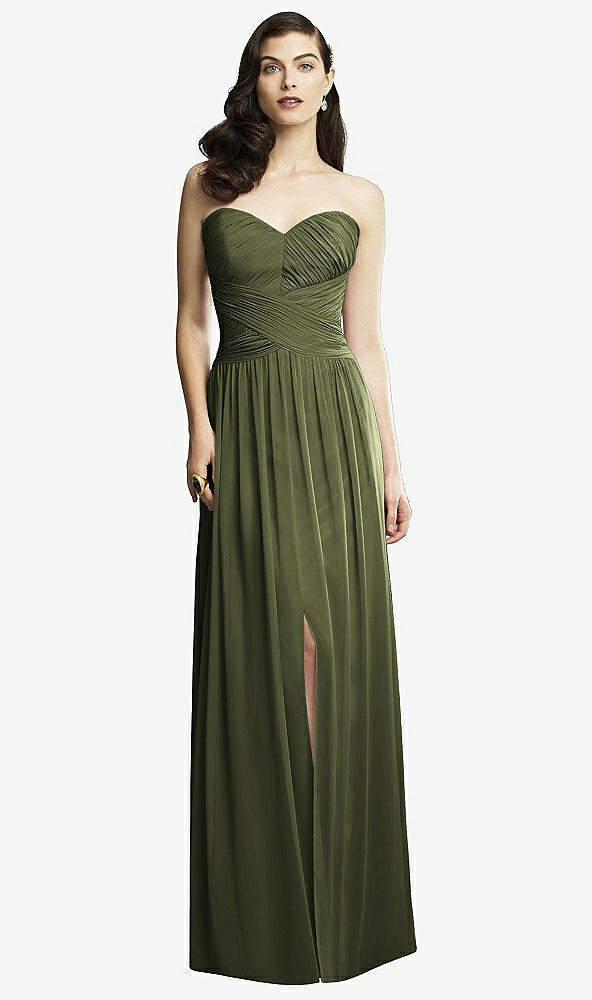 Front View - Olive Green Dessy Collection Style 2931