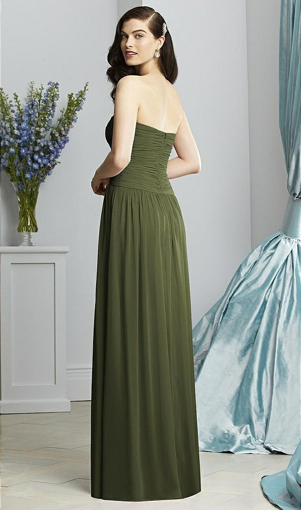 Back View - Olive Green Dessy Collection Style 2931