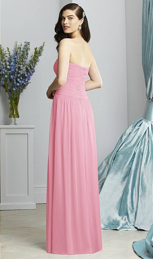 Back View - Peony Pink Dessy Collection Style 2931