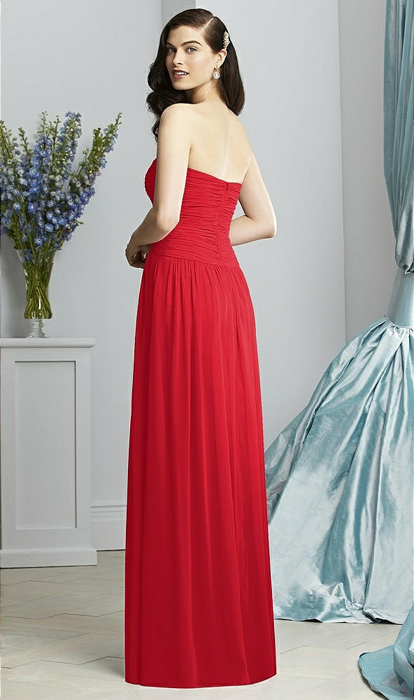 Back View - Parisian Red Dessy Collection Style 2931