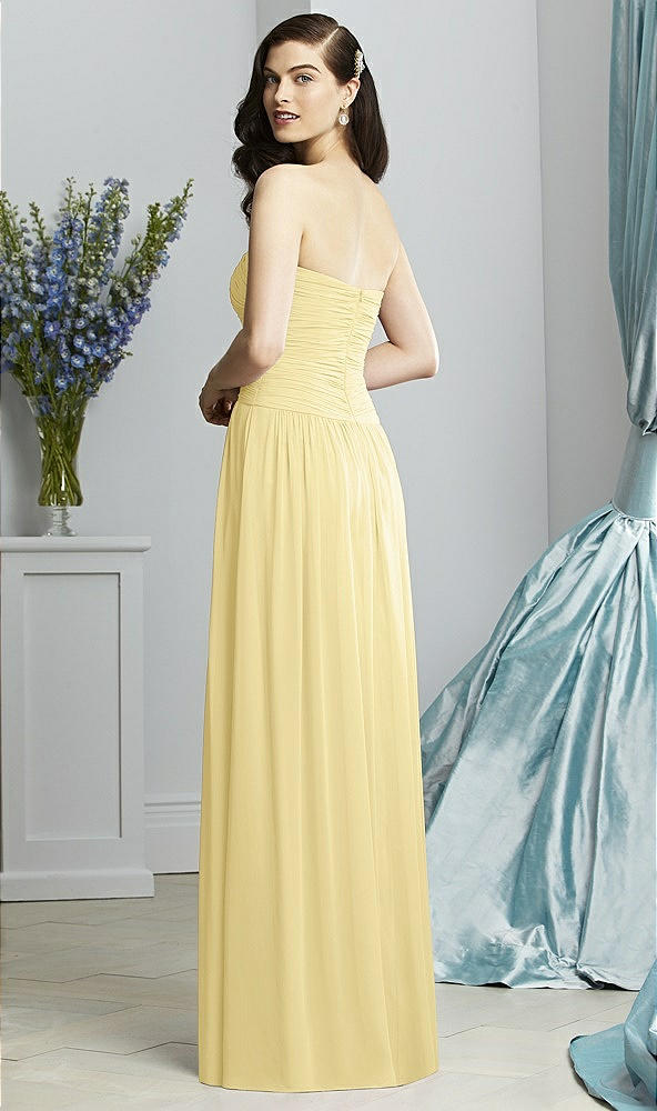 Back View - Pale Yellow Dessy Collection Style 2931