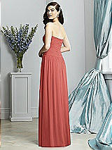 Rear View Thumbnail - Coral Pink Dessy Collection Style 2931