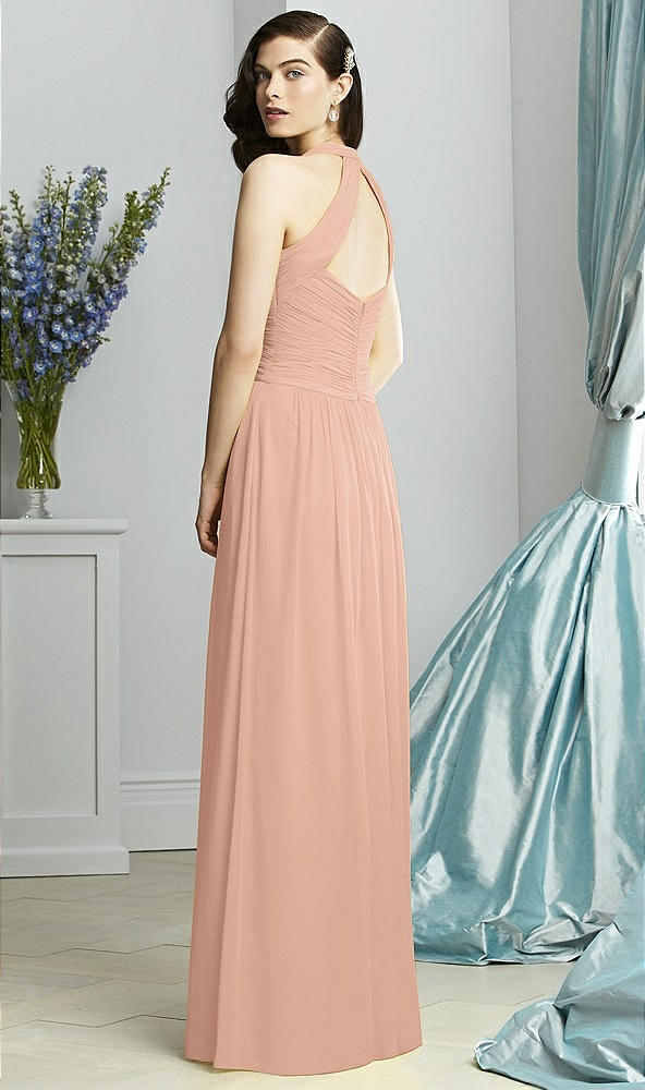 Back View - Pale Peach Dessy Collection Style 2932