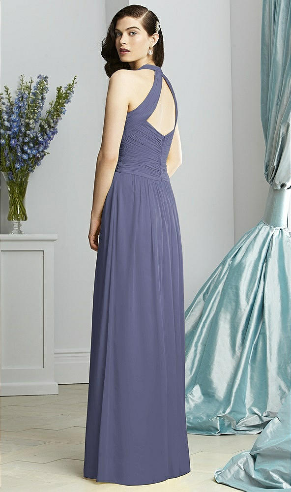 Back View - French Blue Dessy Collection Style 2932