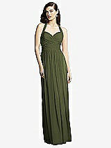 Front View Thumbnail - Olive Green Dessy Collection Style 2932