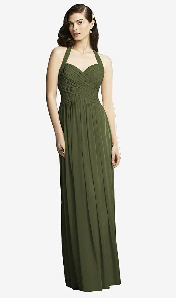 Front View - Olive Green Dessy Collection Style 2932