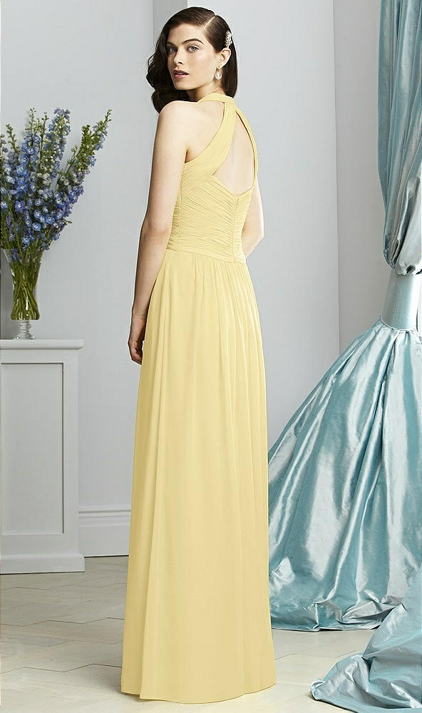 Back View - Pale Yellow Dessy Collection Style 2932