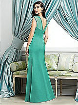 Rear View Thumbnail - Pantone Turquoise Dessy Collection Style 2933