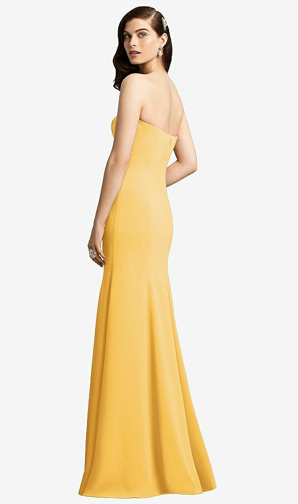 Back View - NYC Yellow Dessy Bridesmaid Dress 2935