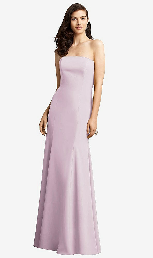 Front View - Suede Rose Dessy Bridesmaid Dress 2935