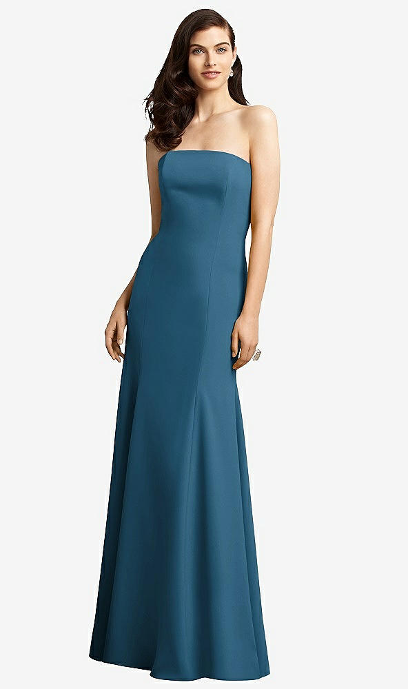 Front View - Atlantic Blue Dessy Bridesmaid Dress 2935