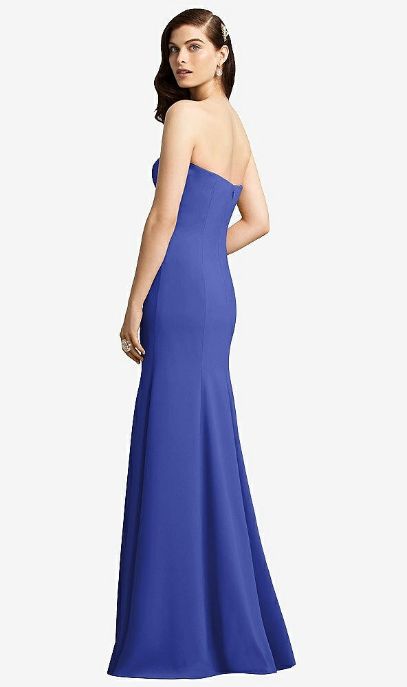 Back View - Cobalt Blue Dessy Bridesmaid Dress 2935