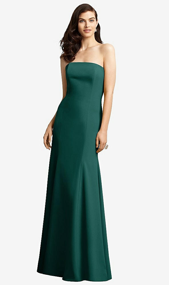 Front View - Evergreen Dessy Bridesmaid Dress 2935