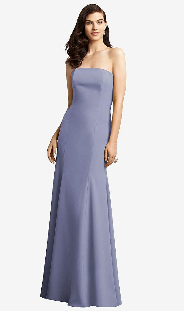 Front View - French Blue Dessy Bridesmaid Dress 2935