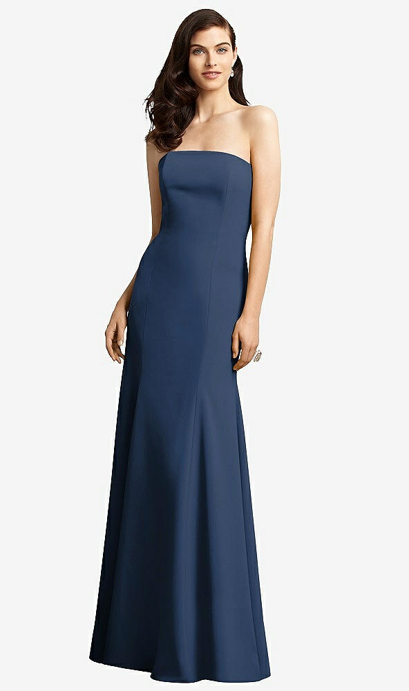 Front View - Midnight Navy Dessy Bridesmaid Dress 2935