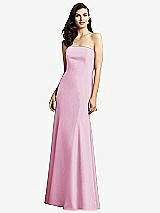 Front View Thumbnail - Powder Pink Dessy Bridesmaid Dress 2935