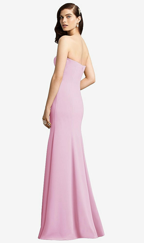 Back View - Powder Pink Dessy Bridesmaid Dress 2935