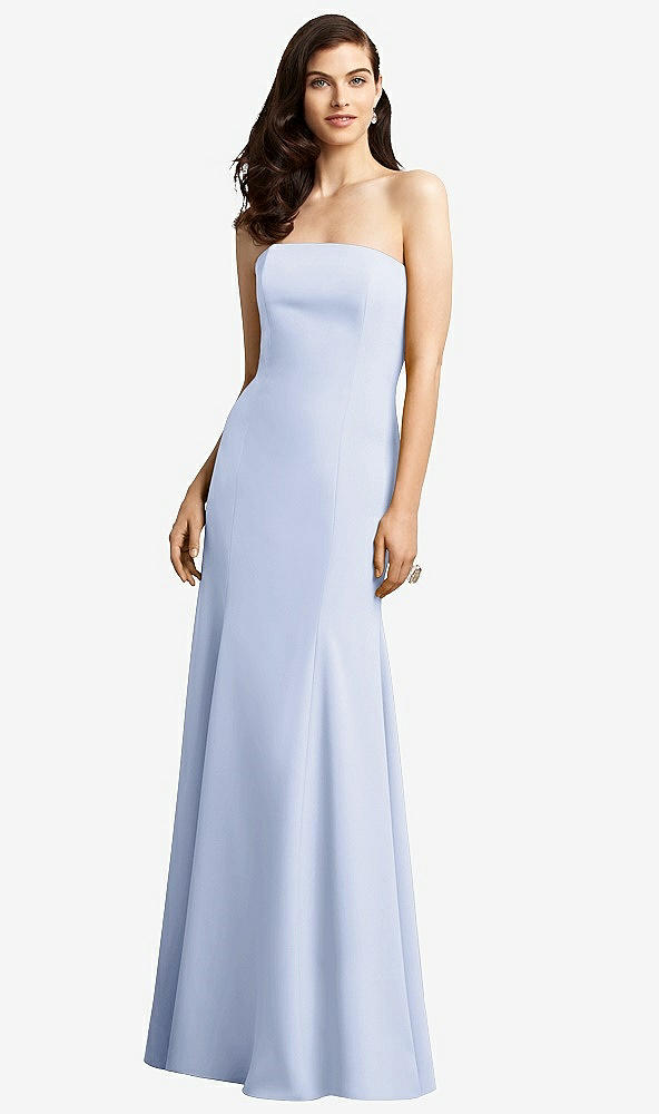Front View - Sky Blue Dessy Bridesmaid Dress 2935