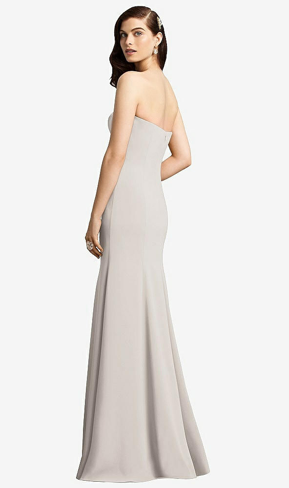 Back View - Taupe Dessy Bridesmaid Dress 2935