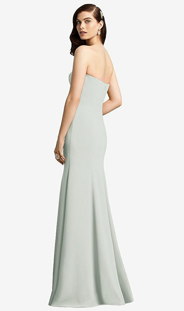 Back View - Willow Green Dessy Bridesmaid Dress 2935