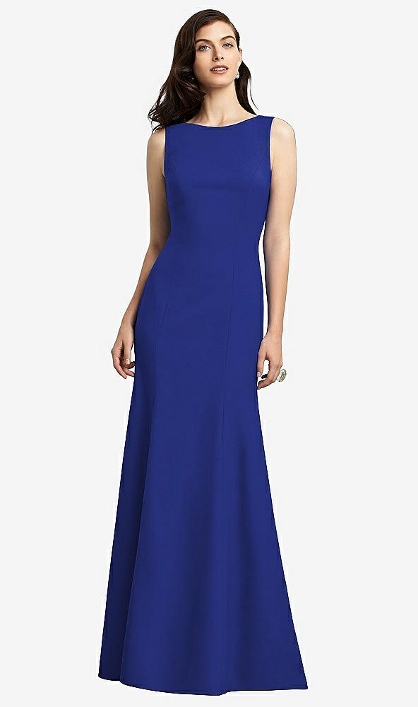 Back View - Cobalt Blue Dessy Bridesmaid Dress 2936