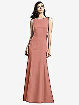 Rear View Thumbnail - Desert Rose Dessy Bridesmaid Dress 2936