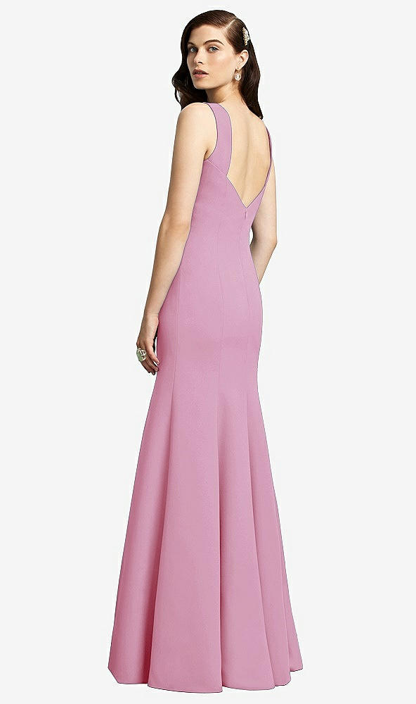 Front View - Powder Pink Dessy Bridesmaid Dress 2936
