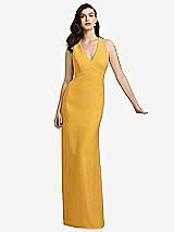 Front View Thumbnail - NYC Yellow Dessy Bridesmaid Dress 2938