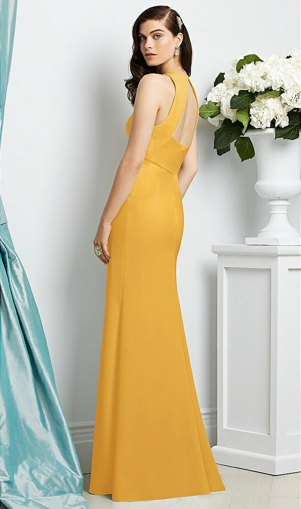 Back View - NYC Yellow Dessy Bridesmaid Dress 2938