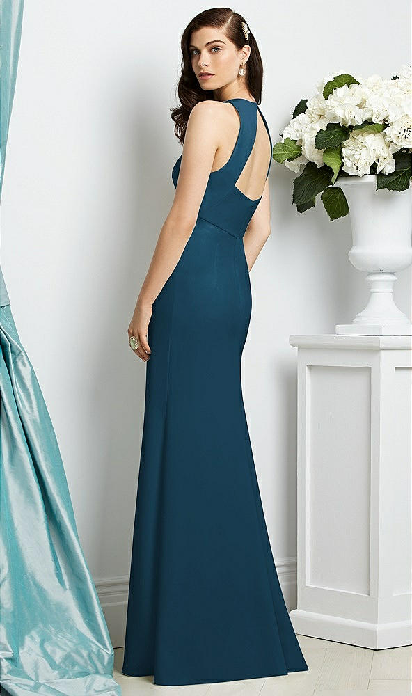 Back View - Atlantic Blue Dessy Bridesmaid Dress 2938