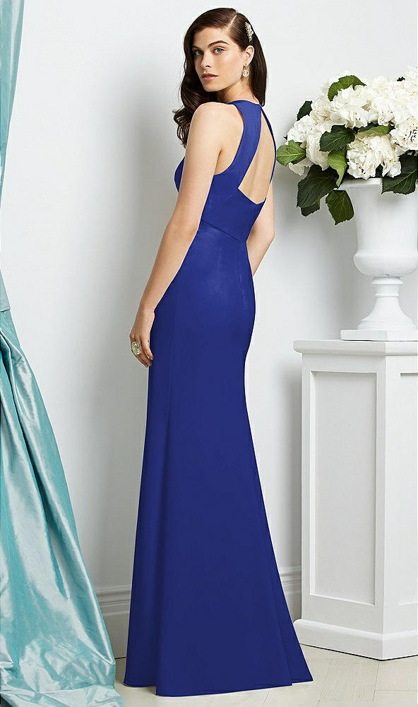 Back View - Cobalt Blue Dessy Bridesmaid Dress 2938