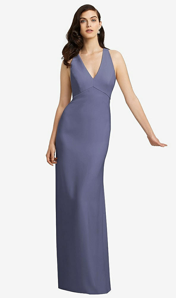 Front View - French Blue Dessy Bridesmaid Dress 2938