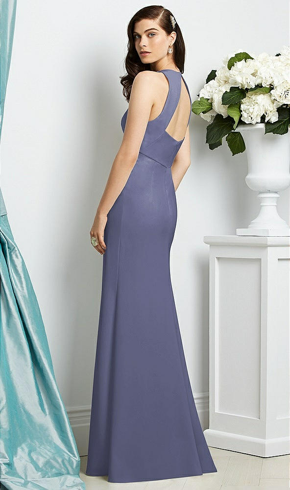 Back View - French Blue Dessy Bridesmaid Dress 2938